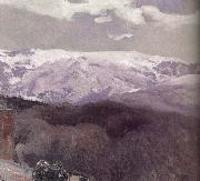 Joaquin Sorolla Sierra Nevada in winter oil on canvas